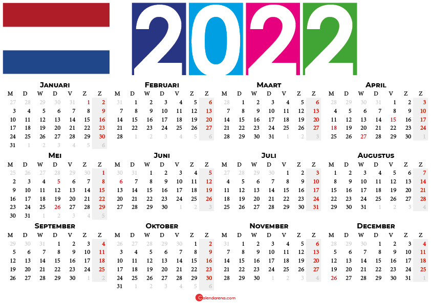 kalender-2022-Nederland